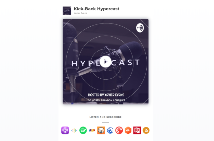 Hypercast podcast page