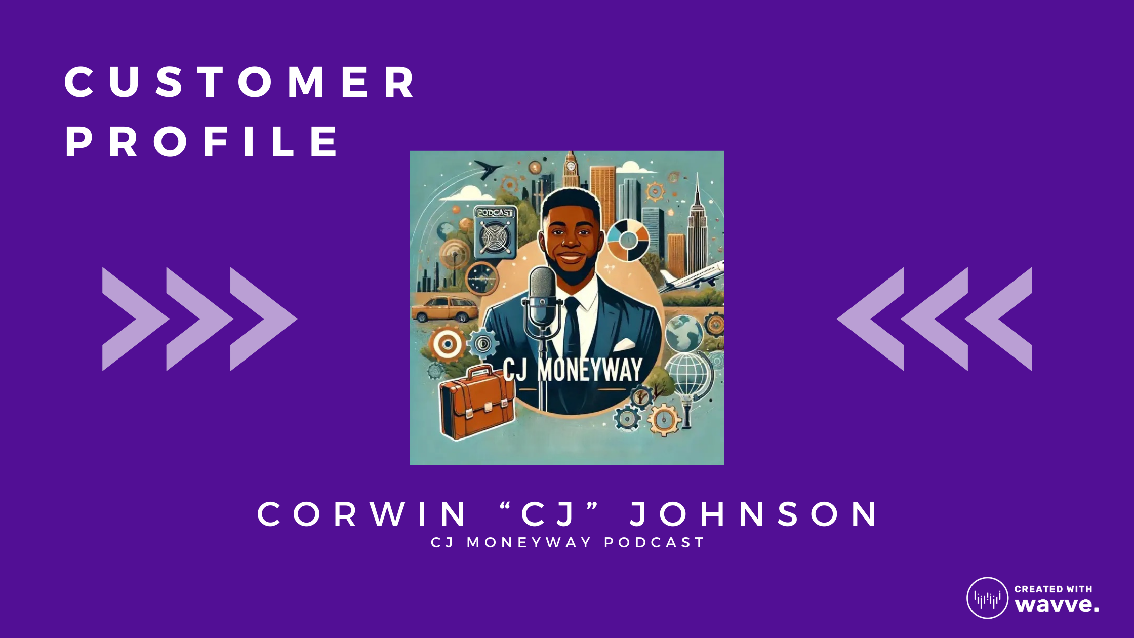 Header for the CJ Moneyway Podcast